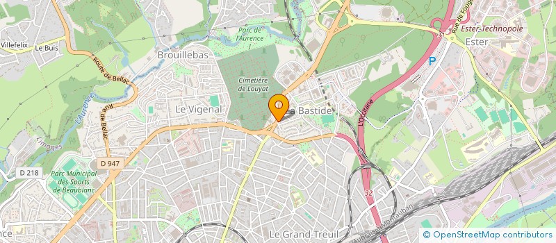 localisation de l'entreprise 923 379 689 à LIMOGES