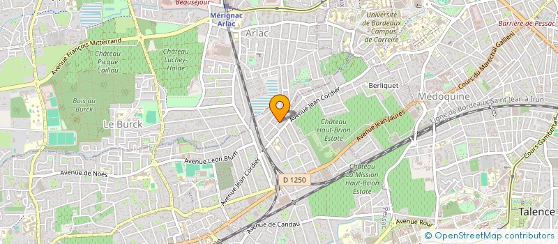 localisation de l'entreprise 923 387 930   PESSAC