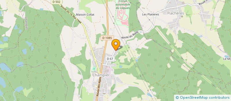 localisation de l'entreprise 923 390 405   LA COTE-SAINT-ANDRE