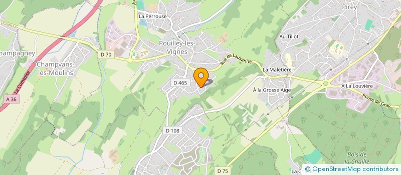 localisation de l'entreprise 923 391 718   POUILLEY-LES-VIGNES