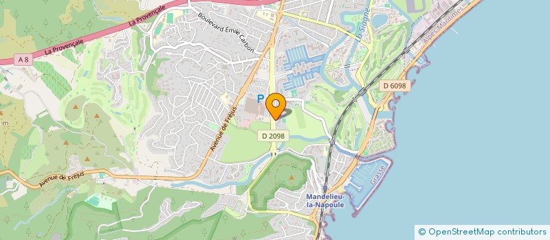 localisation de l'entreprise 923 414 627  à SIX-FOURS-LES-PLAGES