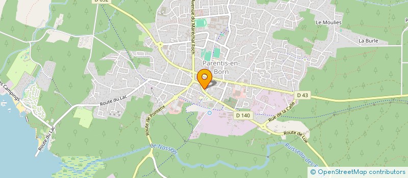 localisation de l'entreprise 923 432 801   PARENTIS-EN-BORN