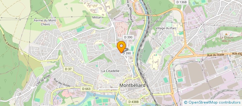 localisation de l'entreprise 923 440 770   MONTBELIARD