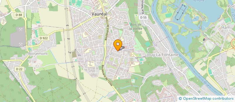 localisation de l'entreprise 923 447 478   VAUREAL