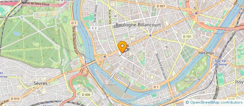 localisation de l'entreprise 923 447 932   BOULOGNE-BILLANCOURT