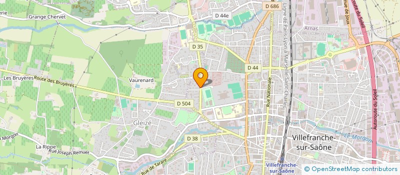 localisation de l'entreprise 923 448 146   VILLEFRANCHE-SUR-SAONE