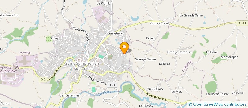 localisation de l'entreprise 923 473 441 à SAINT-SYMPHORIEN-SUR-COISE