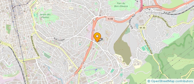 localisation de l'entreprise 923 494 504   SAINT-ETIENNE