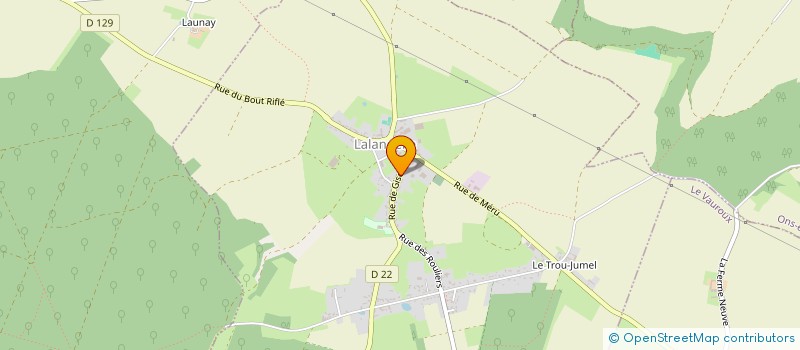 localisation de l'entreprise 923 505 739   LALANDELLE