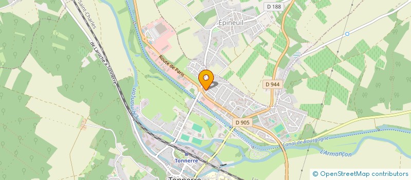 localisation de l'entreprise 923 526 297   TONNERRE