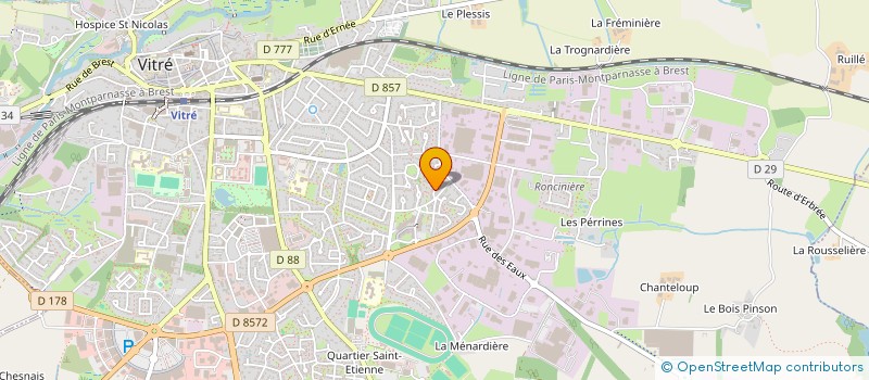 localisation de l'entreprise 923 526 792   VITRE