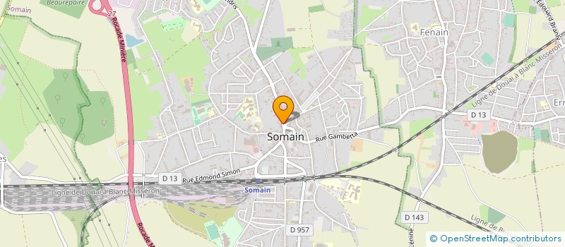 localisation de l'entreprise 923 527 642 à SOMAIN