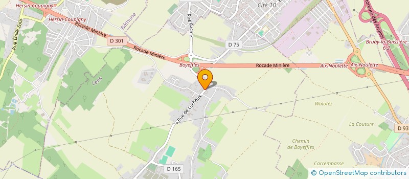 localisation de l'entreprise 923 529 663   AIX-NOULETTE