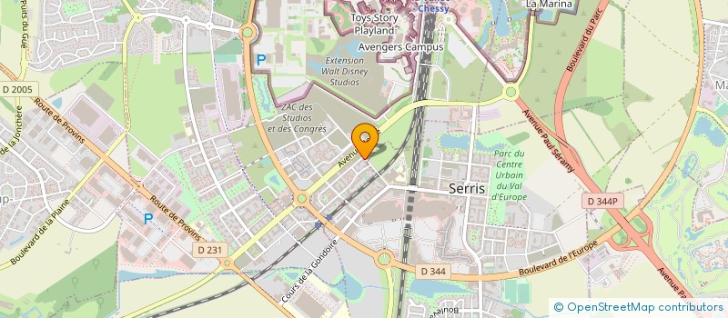 localisation de l'entreprise 923 542 245   CHESSY