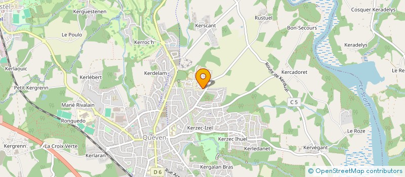 localisation de l'entreprise 923 567 036   QUEVEN