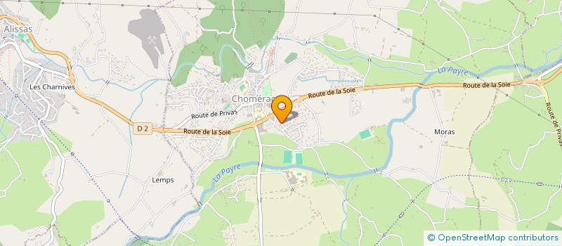 localisation de l'entreprise 923 579 544   CHOMERAC