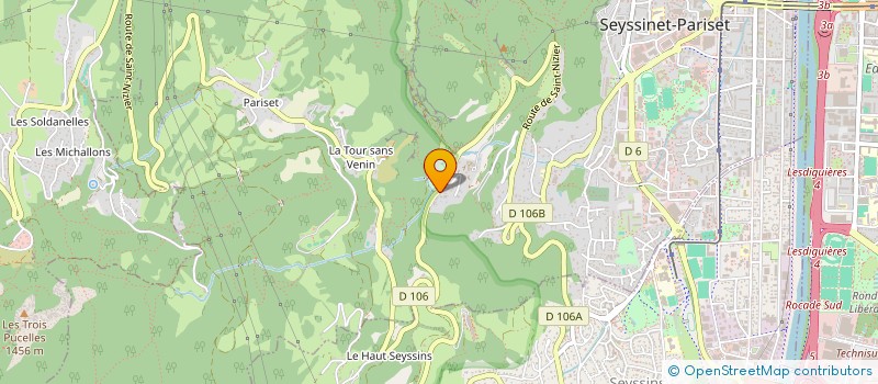 localisation de l'entreprise 923 594 808   SEYSSINET-PARISET