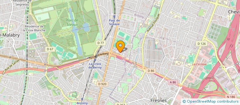 localisation de l'entreprise 923 608 541 à ANTONY