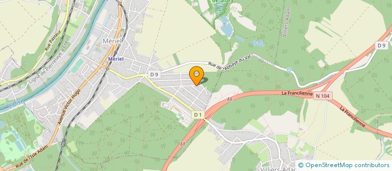 localisation de l'entreprise 923 630 925   MERIEL