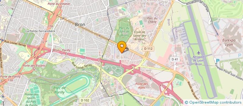 localisation de l'entreprise 923 631 188 à BRON