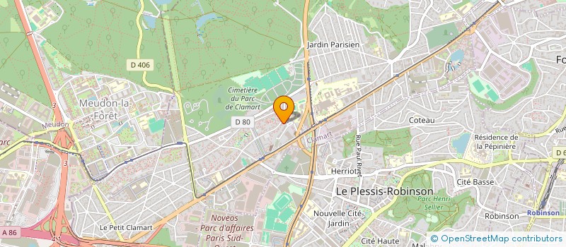 localisation de l'entreprise 923 647 119 à CLAMART