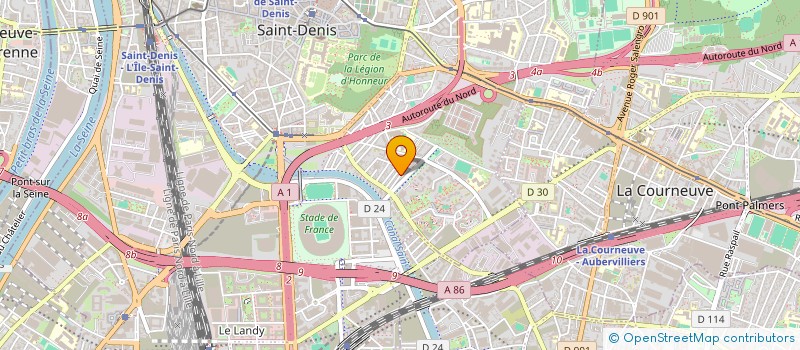 localisation de l'entreprise 923 669 113 à SAINT-DENIS