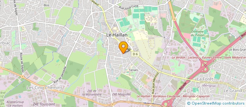 localisation de l'entreprise 923 678 098   LE HAILLAN