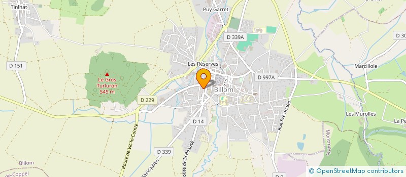 localisation de l'entreprise 923 678 973   BILLOM