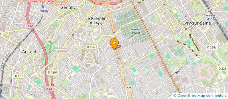 localisation de l'entreprise 923 700 165   LE KREMLIN-BICETRE