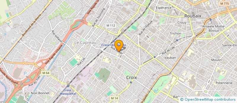 localisation de l'entreprise 923 706 915   CROIX