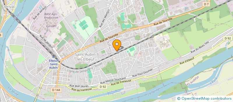 localisation de l'entreprise 923 713 622   SAINT-AUBIN-LES-ELBEUF