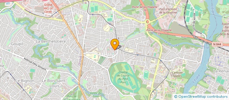 localisation de l'entreprise 923 720 411 à NANTES