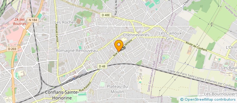 localisation de l'entreprise 923 724 835   CONFLANS-SAINTE-HONORINE