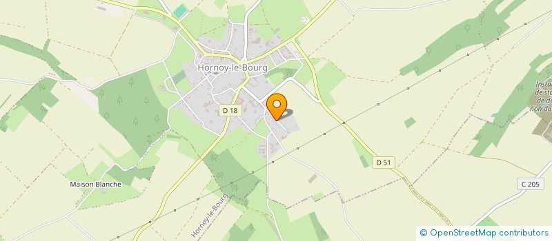 localisation de l'entreprise 923 730 501   HORNOY-LE-BOURG