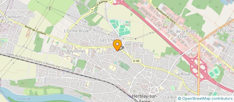 localisation de l'entreprise 923 738 397   HERBLAY-SUR-SEINE