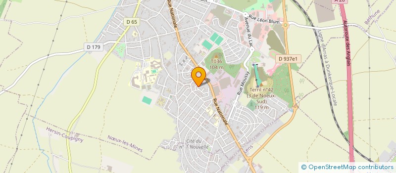 localisation de l'entreprise 923 743 025   NUX-LES-MINES