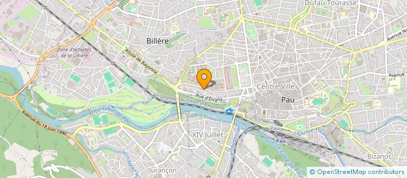 localisation de l'entreprise 923 744 585   PAU