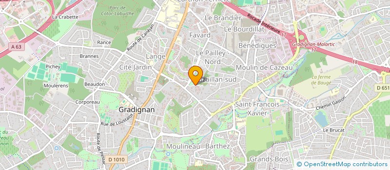 localisation de l'entreprise 923 746 887   GRADIGNAN