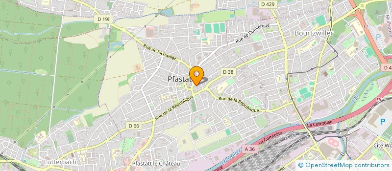 localisation de l'entreprise 923 761 316   PFASTATT