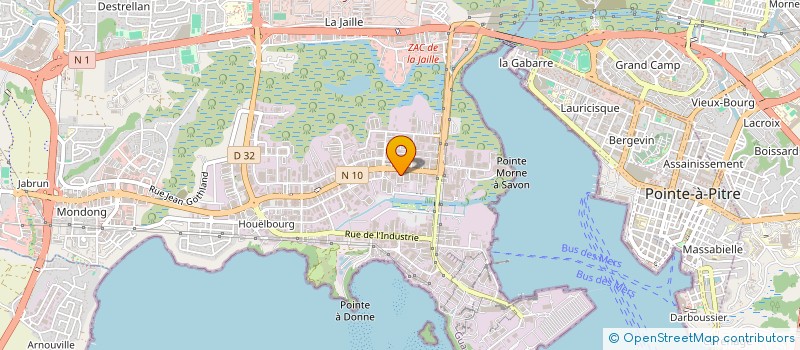 localisation de l'entreprise 923 766 661 à LES ABYMES