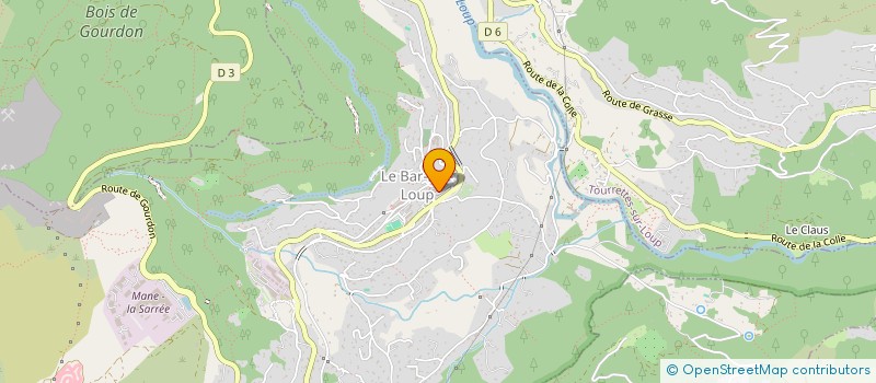 localisation de l'entreprise 923 778 187   LE BAR-SUR-LOUP