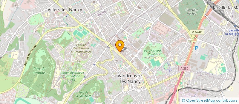 localisation de l'entreprise 923 795 629   VANDUVRE-LES-NANCY
