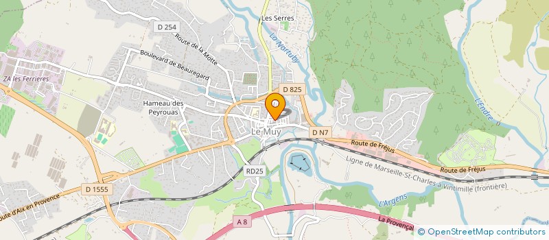 localisation de l'entreprise 923 797 054   LE MUY