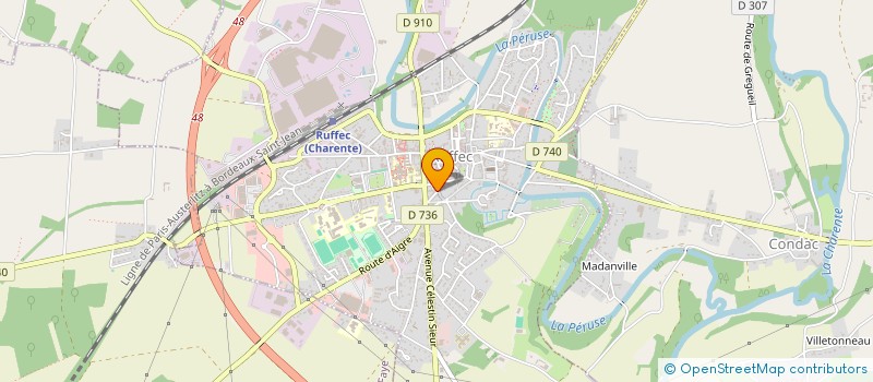 localisation de l'entreprise 923 813 414   RUFFEC