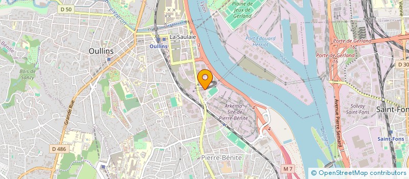 localisation de l'entreprise 923 865 471   OULLINS-PIERRE-BENITE