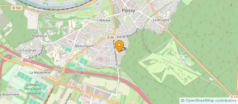 localisation de l'entreprise 923 884 001   SAINT-GERMAIN-EN-LAYE