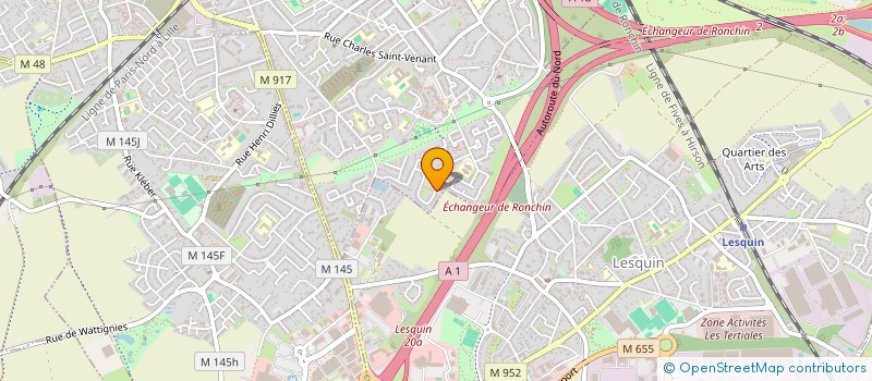 localisation de l'entreprise 923 898 423   RONCHIN