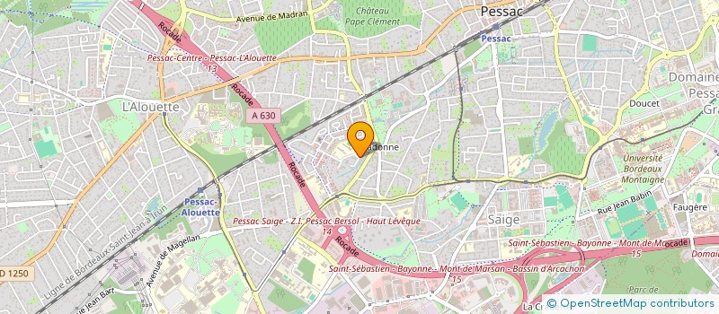 localisation de l'entreprise 923 917 561  à PESSAC