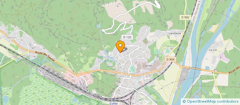 localisation de l'entreprise 923 931 133   CULOZ-BEON