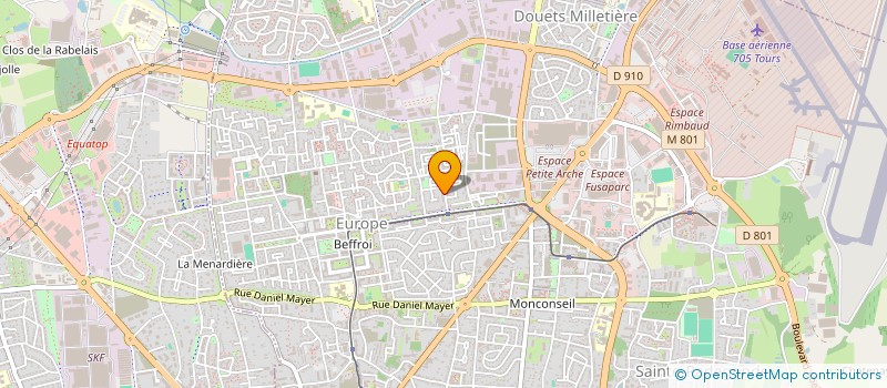 localisation de l'entreprise 923 936 066   TOURS